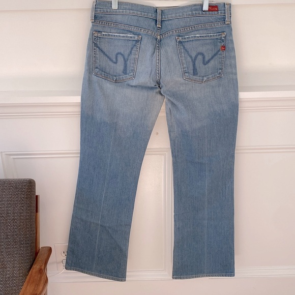 Citizens of Humanity Jeans Kelly Low Waist #001 Boot Cut Stretch - Picture 3 of 8